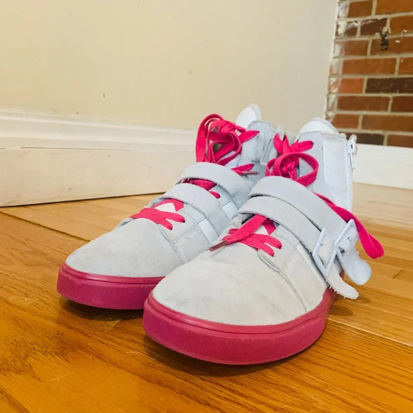 Radii Jaspers/Patchwork Straight Jacket Mens High Tops Shoes Brick - Picture 3 of 15